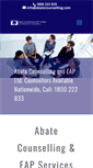 Mobile Screenshot of abatecounselling.ie